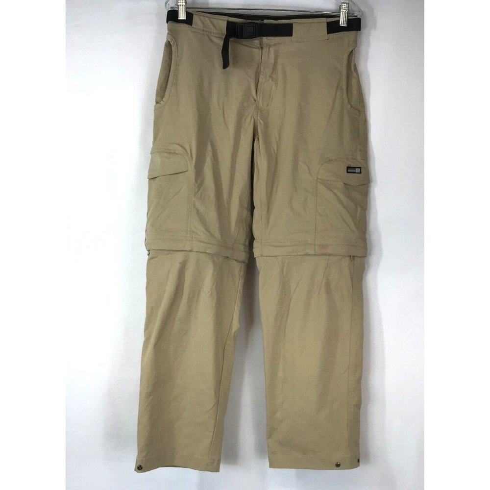 prAna- Men's Small -Beige Cargo Convertible Hiking Camping Pant